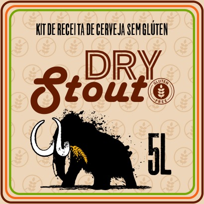 Kit Receita de Cerveja Sem Glúten Dry Stout - 5L