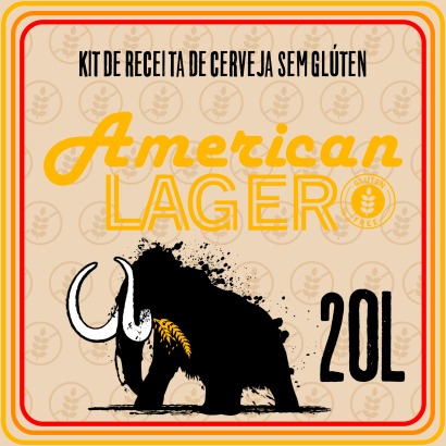 Receita de cerveja sem glúten american lager 20 litros