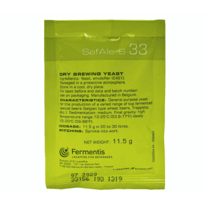 Fermento Fermentis - SafAle™ S-33