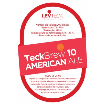 Fermento Levteck - Teckbrew 10 -  American Ale