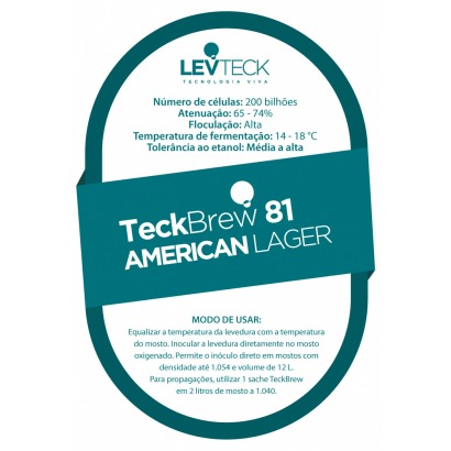 Fermento Levteck - Teckbrew 81 - American Lager