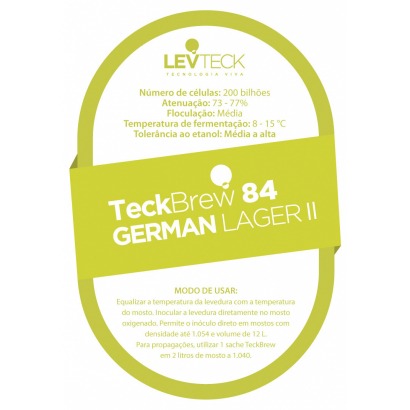 Fermento Levteck - Teckbrew 84 - German Lager II
