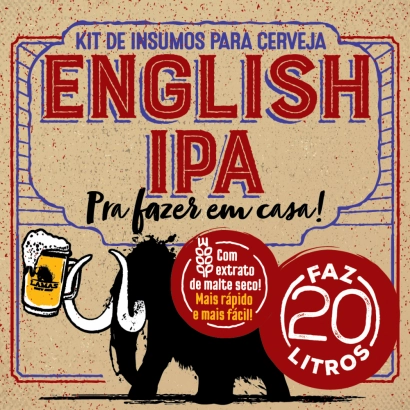 Kit English IPA Extrato de Malte 20L