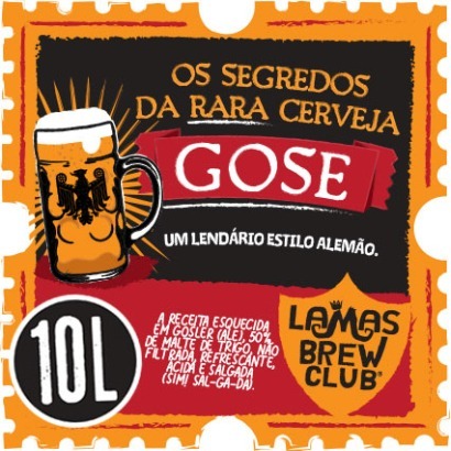 rotulo Kit Receita de Cerveja Gose - 10 L