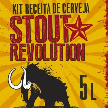 Rótulo Cerveja Stout Revolution