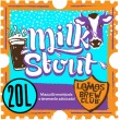 rotulo receita de cerveja Milk Stout - 20 litros